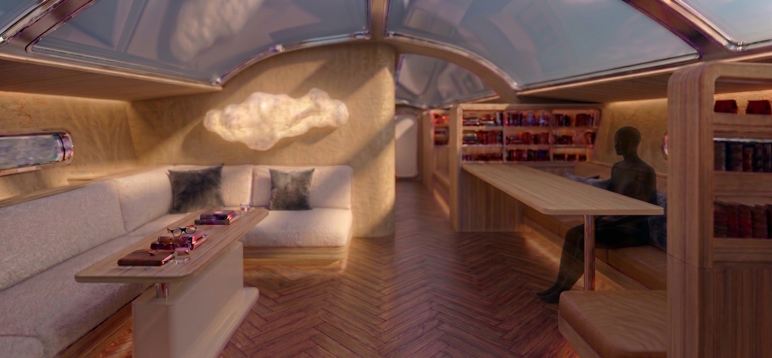 Boat interior — render